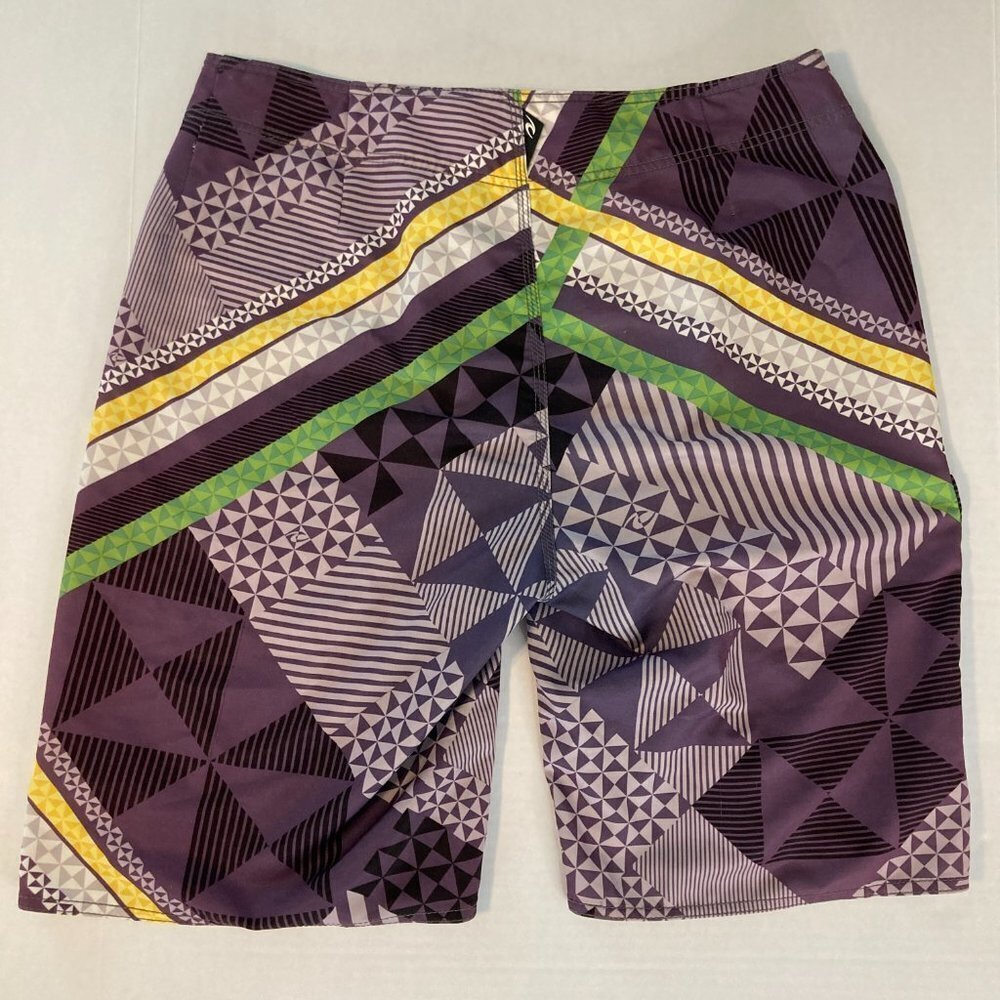 Rip Curl Multicolored Geometric Design Board Shor… - image 6